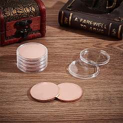 6Pcs Blank Alloy Discs&nbsp;AJEW-BC0006-58RG