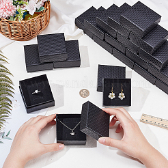 Square Cardboard Paper Ring Gift Storage Boxes&nbsp;CON-WH0099-60B