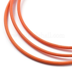 Iron Spring Chains Stretch Bracelets&nbsp;BJEW-M057-01F