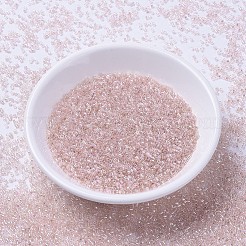 MIYUKIデリカビーズ  シリンダー  日本製シードビーズ  11/0  （db1243)透明ピンクミストab  1.3x1.6mm  穴：0.8mm  約2000PCS /ボトル  10 G /ボトル&nbsp;SEED-JP0008-DB1243