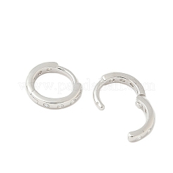 S925 Sterling Silver Micro-Inlaid Zircon Circle Stud Earrings Fashion Simple&nbsp;ZD9822-4