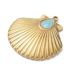 304 Stainless Steel with Enamel Pendants&nbsp;SA-CBAF3AB-04G-01