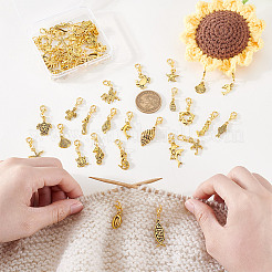 48Pcs 24 Style Alloy Pendant Decorations&nbsp;HJEW-PH02119