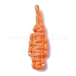 ナイロンコードペンダントの飾り  バッグの飾りに  ミックスカラー  95~105x29~31x16~20.5mm&nbsp;FIND-H054-09