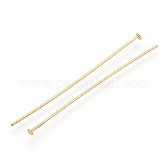 Brass Flat Head Pins&nbsp;KK-G331-11-0.7x51