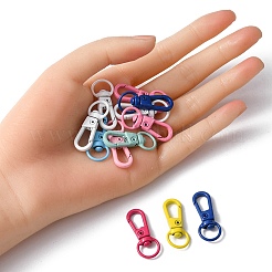 20Pcs Spray Painted Alloy Swivel Clasps&nbsp;FIND-YW0001-72