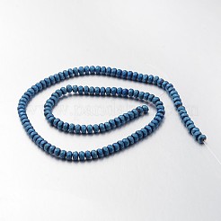Electroplate Non-magnetic Synthetic Hematite Bead Strands&nbsp;G-F300-48B-F05