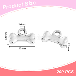 200Pcs Tibetan Style Alloy Charms&nbsp;FIND-HY0005-01
