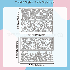 Carbon Steel Cutting Dies Stencils&nbsp;DIY-WH0309-1702
