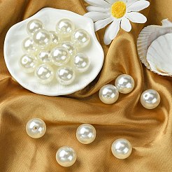 ABS Plastic Imitation Pearl Beads&nbsp;MACR-YW0002-18mm-82