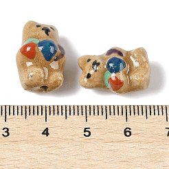 Hand-Painted Porcelain Beads&nbsp;PORC-R001-01D