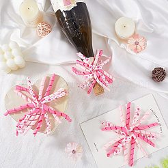 8Pcs Cloth Curly Ribbon Bows&nbsp;AJEW-SP0001-48E
