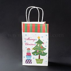 Christmas Theme Kraft Paper Gift Bags&nbsp;CARB-L009-A10