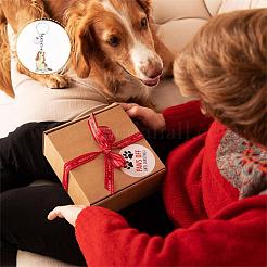 Wewaysmile 犬用キーホルダー 車用キーホルダー ペット用ペンダント キーリング 可愛い犬用キーリング ポータブル メタルキーホルダー ペット愛好家へのギフト 誕生日 子犬テーマ パーティー用品 (コッカー犬)  プラチナ  11.55x4.15cm&nbsp;JX800A