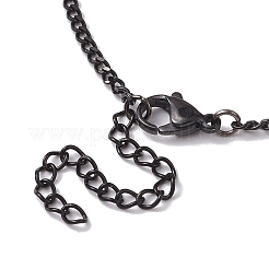 304ステンレススチールチェーンブレスレットの作り方  ミックスカラー  6-3/4インチ（17cm）  3個/セット&nbsp;AJEW-JB01212
