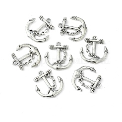 Tibetan Style Alloy Anchor Pendants&nbsp;TIBEP-839-AS-NR