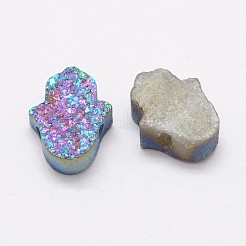 Hamsa Hand Druzy Crystal Beads&nbsp;G-F535-46H