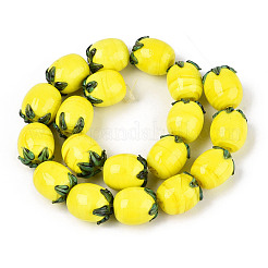 Handmade Lampwork Beads Strands&nbsp;LAMP-N036-04A