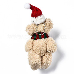Polyester Stuffed Plush Bear Pendant Decorations&nbsp;FIND-S324-005B