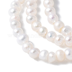 Natural Cultured Freshwater Pearl Beads Strands&nbsp;PEAR-I007-07D-01A