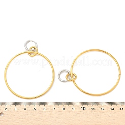 304 Stainless Steel Hoop Earrings for Women&nbsp;EJEW-U043-01G