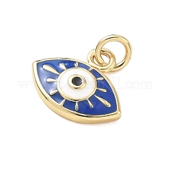Brass Enamel Pendants&nbsp;KK-CBA3F25-12G-03