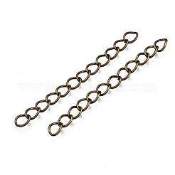 Iron Ends with Twisted Chains&nbsp;CH-CH017-5cm-AB