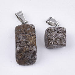 Natural Snowflake Obsidian Pendants&nbsp;G-Q996-16