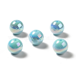 20Pcs UV Plating Rainbow Iridescent Acrylic Beads&nbsp;PACR-FP0001-06