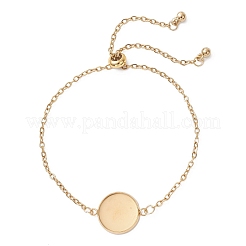 304 Stainless Steel Cable Chain Slider Bracelet Making&nbsp;BJEW-JB12810-03