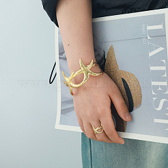 Starfish Alloy Cuff Bangles & Rings Sets for Women&nbsp;FS-WG19003-01