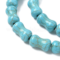 Dyed Synthetic Turquoise Beads Strands&nbsp;G-B147-A02