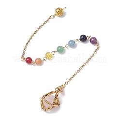 3Pcs 3 Styles 304 Stainless Steel Chain Macrame Pouch Empty Stone Holder Dowsing Pendulums&nbsp;HJEW-JM02325-01