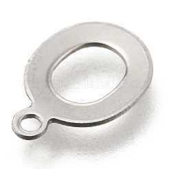 Non-Tarnish 201 Stainless Steel Charms&nbsp;X-STAS-C021-06P-O