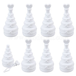 Cake Shape Plastic Bubble Bottle&nbsp;AJEW-WH0752-234B