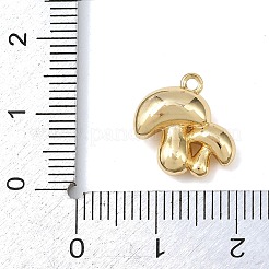 Brass Micro Pave Clear Cubic Zirconia Charms&nbsp;KK-G545-21G