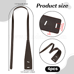 Imitation Leather Wrap Around Tie Knot Waist Belts for Coat&nbsp;AJEW-WH0709-004