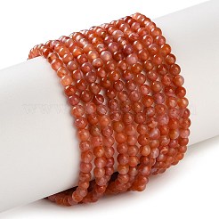 Natural South Red Agate Beads Strands&nbsp;GG-CBA6824-A01-01