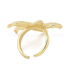 Starfish Brass Open Cuff Rings&nbsp;RJEW-U011-07G-1