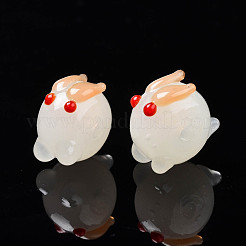 Handmade Bumpy Lampwork Beads Strands&nbsp;LAMP-T017-01C