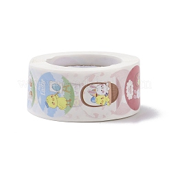 8 Patterns Easter Theme Self Adhesive Paper Sticker Rolls&nbsp;DIY-C060-03K