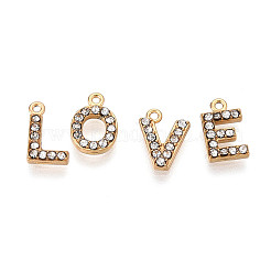 304 Stainless Steel and Rhinestone Pendants&nbsp;STAS-T071-11A-G