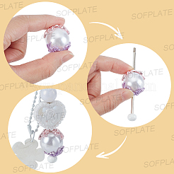 20Pcs Spray Printed Alloy Bead Caps&nbsp;FIND-SP0006-12