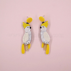 Acrylic Dangle Stud Earrings&nbsp;WGEFE58-02