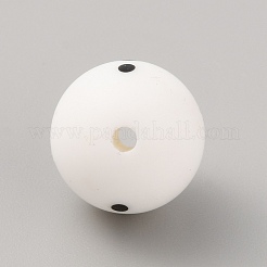 Christmas Theme Food Grade Eco-Friendly Silicone Beads&nbsp;SIL-WH0006-16H