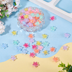 100Pcs Transparent Acrylic Beads&nbsp;OACR-TADJ0001-24