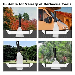 304 Stainless Steel Barbecue Tool Holder Clips&nbsp;TOOL-WH0155-06P