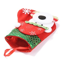 Cloth Hanging Christmas Stocking&nbsp;HJEW-B003-14