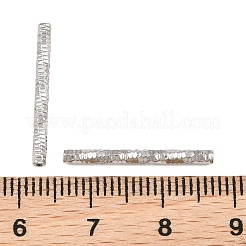 304ステンレスチューブビーズ  ステンレス鋼色  21x2mm  穴：0.5~1mm&nbsp;SA-CBA098D-08F-P