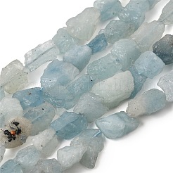 Raw Rough Natural Aquamarine Beads Strands&nbsp;GG-CBAC4AD-A01-01